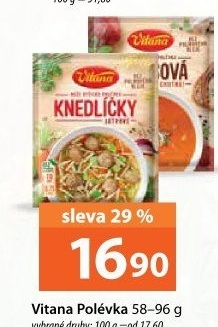 Instantní polévky Vitana