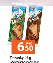 Oplatky Tatranky Sedita