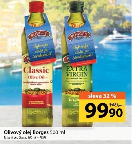 Olivový olej extra panenský Borges