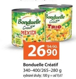Směs zeleninová Créatif Bonduelle