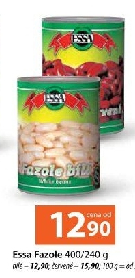 Fazole bílé Essa - konzerva