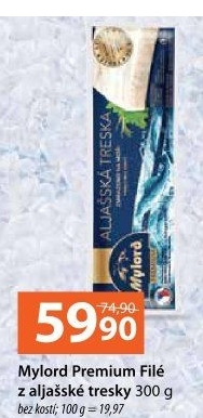 Aljašská treska filé pro děti mražené Premium Mylord