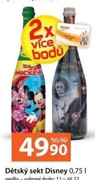 Sekt nealkoholický dětský Disney
