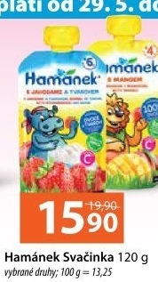 Ovocná kapsička Svačinka Hamánek