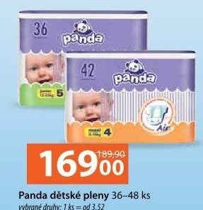 Pleny dětské Panda