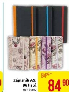 Zápisník A5