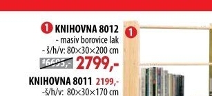 Knihovna 8012 lakovaná