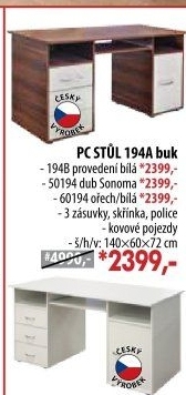 Stůl na počítač 194 buk