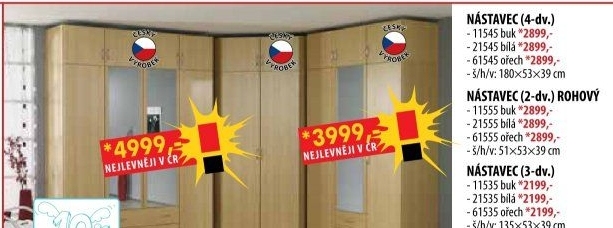 Nástavec ESO 4dveřový 11545 buk