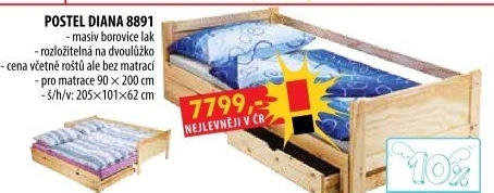 Víceúčelové lůžko DIANA