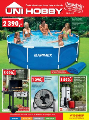 akční leták UNI HOBBY 6.6.2019-27.6.2019