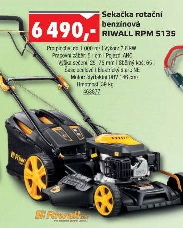 Motorová sekačka Riwall RPM 5135