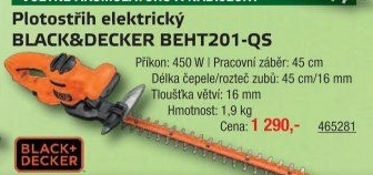 Aku nůžky na živý plot Black&amp