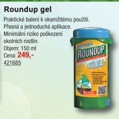 Herbicid gel Roundup