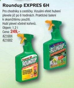 Herbicid sprej Roundup Expres