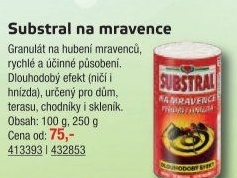 Přípravek proti mravencům granulát Substral