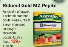 Přípravek Ridomil Gold MZ Pepite AgroBio