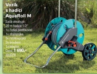 Vozík na zahradní hadici Gardena