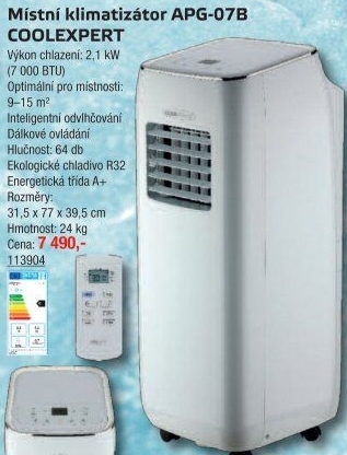 Mobilní klimatizace CoolexpertAPG-07B