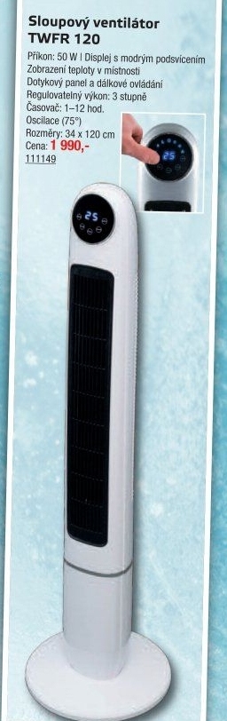 Sloupový ventilátor TWFR Home