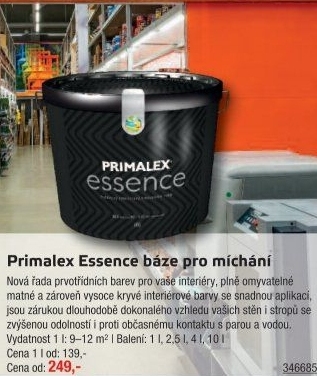 Interiérová barva Primalex Essence