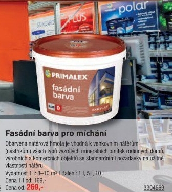 Fasádní barva Primalex Procolor