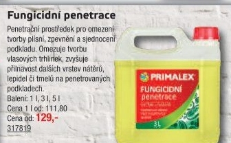 Penetrace Fungicidní Primalex