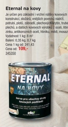 Barva na kovy Eternal