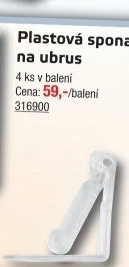 Spona na ubrus