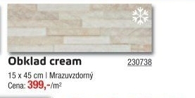 Obkladový pásek kámen