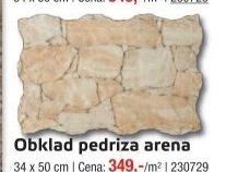 Obkladový pásek kámen