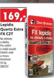 Lepidlo FX na obklady a dlažbu Den Braven