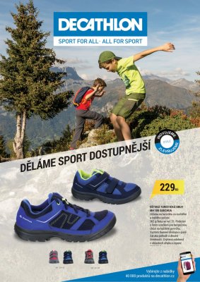 akční leták Decathlon 3.6.2019-30.6.2019