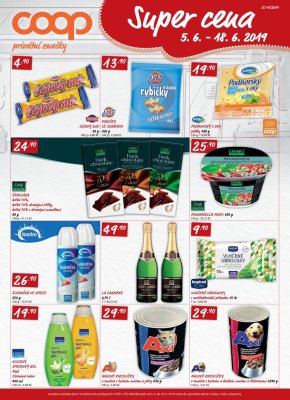 akční leták COOP 5.6.2019-11.6.2019