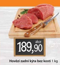 Hovězí zadní bez kosti