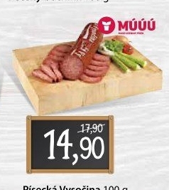 Salám Vysočina písecká Maso uzeniny Písek