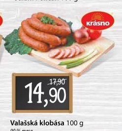 Valašská klobása Krásno