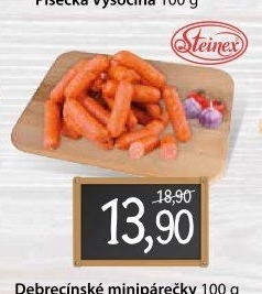 Párky debrecínské mini Steinex
