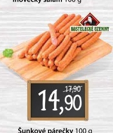 Párky šunkové Kostelecké uzeniny