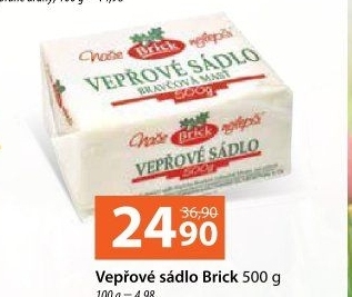 Sádlo vepřové Brick