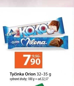 Tyčinky čokoládové Orion