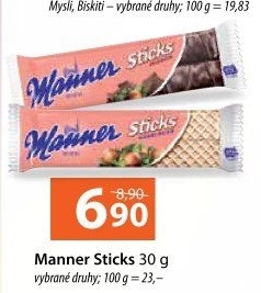 Oplatky Sticks Manner