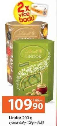 Bonboniéra Pralinky Lindor Lindt