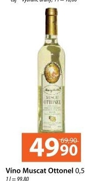 Víno Muscatel Ottonel