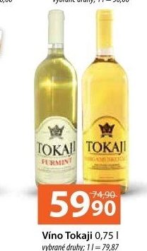 Víno Furmint Tokaji