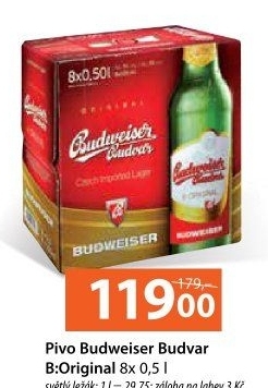 Pivo světlý ležák B: Original Budweiser Budvar