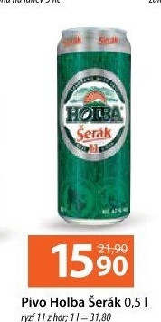 Pivo Šerák Holba