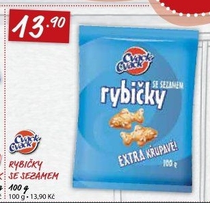 Krekry rybičky Cvack Cvack