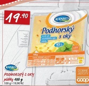 Sýr Podhorský s oky Ranko