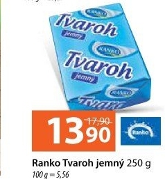 Tvaroh jemný Ranko